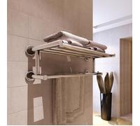 Porte serviettes double - Barre Fixe 6 tubes