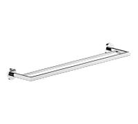 Porte-serviettes double Bravat Varuna 779510, chromé, à coller/visser