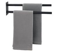 Porte-serviettes double en acier inoxydable 304, barre porte-serviettes à fixation murale, ensemble de porte-serviettes pour salle de bains, support mural pour serviettes de bain, pour salle de bains 