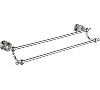 Porte-serviettes double Estela chromé (7011525-00)