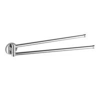 Mexen Remo double porte-serviette pivotant, chromé - 70507255-00 605 5907709108301