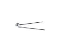 Porte-serviettes double rotatif OMEGA laiton chromé 42x5,5x4 cm