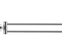 Porte-serviettes Duravit D-Code, suspendu, 2 bras, pivotant, 0099221000, Couleur: chrome