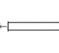Duravit Porte-serviettes Starck T - 2 bras rotatif chrome 47 cm 0099411000