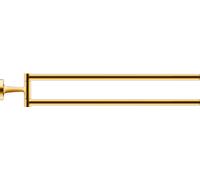Duravit Starck T - Porte-serviettes double, pivotant, longueur 47 cm, doré 0099413400