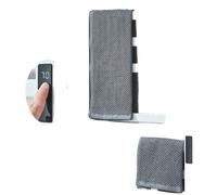 Porte-serviettes électrique, à fixer au mur, avectactile intelligente, blanc, modèle D-4360, pour installation à droite, 220V