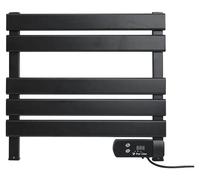 Porte-serviettes électrique compact noir 100W