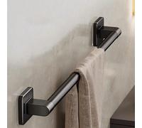 Porte-serviettes en alliage d'aluminium, accessoires de rangement multifonctionnels pour la douche, accessoires de salle de bain, outils de salle de bain 30CM,40 cm,50 cm,40CM trois pôles,Tige double 