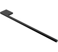 Porte-serviettes en aluminium noir, style minimaliste, 1 pièce, 400 mm