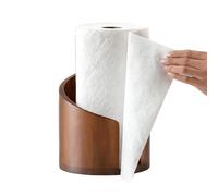 Porte-Serviettes en Bois pour comptoir, Distributeur de Serviettes en Papier pour Rouleau de Cuisine, pour Salle de Bain, Table à Manger, Armoire, étagère de Ferme, Maison et Appartement