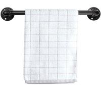 Porte-serviettes en fer noir de style vintage