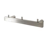 HAKU Porte-serviettes mural Paris prix Acier inox 26 x 4 x 6 cm Noir
