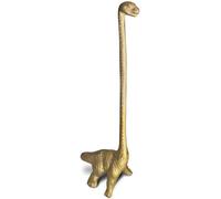 Porte-serviettes en métal en forme de dinosaure, doré