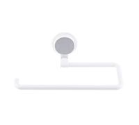 Porte-Serviettes en Papier Auto-adhésif, Support de Rangement Rotatif à 360 degrés, Robuste et Durable, Salle de Bains et Cuisine, matériau ABS 12x6,3 Pouces