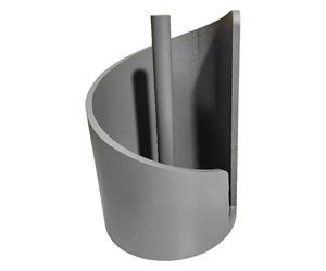 Porte-serviettes en papier moderne pour plan de travail avec couvercle rond en spirale comme rangement pratique pour cuisine, salle de bain, salon (C, 29 x 20 cm)