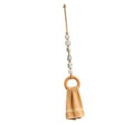 Porte-serviettes filaire avec bois naturel, Golden sand | Porte-serviette de cuisine