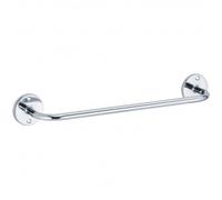 Porte-serviettes fixe en acier chromé - diamètre 12 mm - 1 barre PELLET ASC