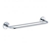 Porte-serviettes fixe en acier chromé - diamètre 12 mm - 2 barres PELLET ASC
