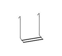 Porte-serviettes Giese 30509-14 pour douches en verre, noir mat