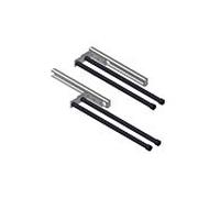 Porte-serviettes Giese 91315-14 double extensible, 380 à 560 mm, noir mat