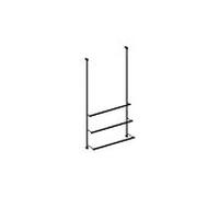 Porte-serviettes Giese Server 30856-14 pour douches en verre, noir mat