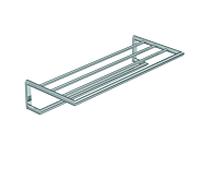 Kludi Vela R - Porte-serviettes avec étagère, longueur 62 cm, chrome 5898905
