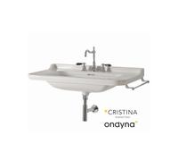Porte serviettes latéral laiton chromé 40 CM pour lavabos WALDORF - CRISTINA ONDYNA WD74089