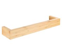 Porte-serviettes Mod. Bambusa, porte-serviettes en bambou, décoration murale moderne, support pour draps et serviettes avec fixation murale incluse, accessoire de salle de bain durable, 40 x 9 x 5 cm,