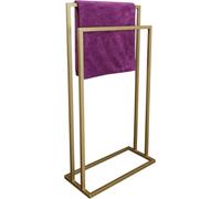 Porte-serviettes moderne 2 bras métal loft doré 007/W-16-2W-84Z