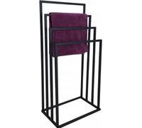 Porte-serviettes moderne en métal à 4 bras loft 006/W-16-4W-94C noir