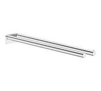 Hansgrohe Porte-serviettes mural AddStoris S à deux bras chromé 41787000