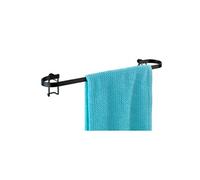 Porte-serviettes mural indus Classic - L. 45 cm - Noir