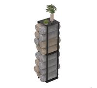 Relaxdays Porte-serviettes mural rouleaux
