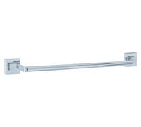 Porte-serviettes mural Vacuum-Loc, modèle Quadro, sans perçage, pour salle de bains et WC invités, en acier inoxydable, 60,5 x 6 x 5 cm