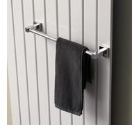 Porte-serviettes pour radiateur - extensible - Porte-serviettes magnétique - Porte-serviettes pour radiateur de salle de bain en acier inoxydable - Barre à serviettes magnétique pour radiateur - Conçu