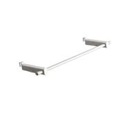 Porte-serviettes pour radiateur - Porte-serviettes - Chauffage sans perçage - Blanc - Sèche-linge - Radiateur - Étendoir à linge (50 cm)