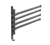 Porte-Serviettes Rotatif à Plusieurs Niveaux en Aluminium Space