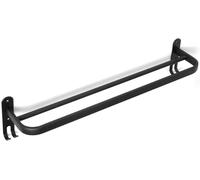 Porte-serviettes sans perçage, porte-serviettes noir, porte-serviettes de salle de bain, ensemble d'accessoires muraux pour salle de bain, porte-serviettes de cuisine sans perçage
