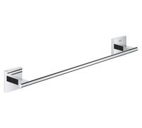 Porte-serviettes Start Cube, métal, 450 mm, chromé, à fixer avec adhésif ou à visser