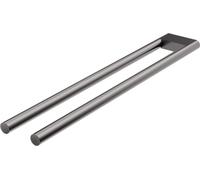 Porte-serviettes Steinberg Série 480, à 2 bras, 450 mm, en acier inoxydable, 4802550BGM