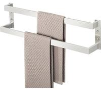Porte-serviettes, support mural pour tringle à serviettes, porte-serviettes à deux niveaux, support en acier inoxydable 304 pour salle de bains et cuisine, résistant à la rouille et durable, finition 