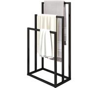 Porte-serviettes sur pied avec trois barres de suspension, alliant fonctionnalité et style dans la salle de bains