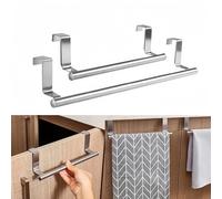 Porte-serviettes sur porte, support suspendu en acier inoxydable, salle de bain, armoire de cuisine, porte-serviettes 36.5CM