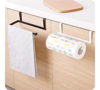 Porte-serviettes suspendu cuisine rouleau de papier Organisateur de stockage Rack Tissue Hanger - Blanc