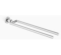 Porte-serviettes TARA de Dornbracht, en 2 parties, rigide, 83210892-93, Couleur: Chrome Mat