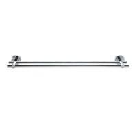 Tesa 40410 Deluxxe porte-gobelet, adhésif, métal chromé finition brillante, design moderne, garanti inoxydable, 100mm x 70mm x 113mm Accessoire de salle de bain, angulaire