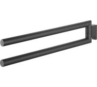 Porte-serviettes TIGER Bold pivotant noir