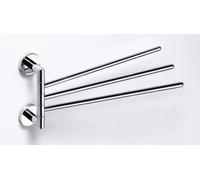 Porte-serviettes triple rotatif OMEGA laiton chromé 42x19,5x7 cm