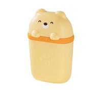 Porte-Shampoing Solide Étui À Shampooing En Forme D'ours Avec Trou De | Étui Rangement Portable À Shampoing Solide Boîte À Savon Compacte Portable Pour Salle De Bain Douche Gym Camping Ra Jaune