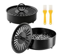 Porte-spirale anti-moustiques, rond, en métal, pour extérieur, maison, jardin, camping, citronnelle, noir